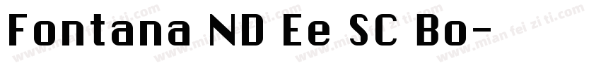 Fontana ND Ee SC Bo字体转换
